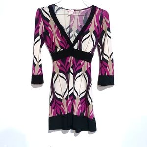 Geometric pattern dress